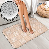 Beige Palaka Quilt Hawaii Bathroom Set Traditional Hawaii-plaid Pattern LT14 - Polynesian Pride
