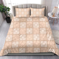 Beige Palaka Quilt Hawaii Bedding Set Traditional Hawaii-plaid Pattern LT14 - Polynesian Pride