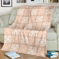Beige Palaka Quilt Hawaii Blanket Traditional Hawaii-plaid Pattern LT14 - Polynesian Pride
