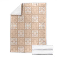 Beige Palaka Quilt Hawaii Blanket Traditional Hawaii-plaid Pattern LT14 - Polynesian Pride