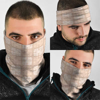 Beige Palaka Quilt Hawaii Neck Gaiter Traditional Hawaii-plaid Pattern LT14 - Polynesian Pride