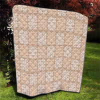 Beige Palaka Quilt Hawaii Quilt Traditional Hawaii-plaid Pattern LT14 - Polynesian Pride