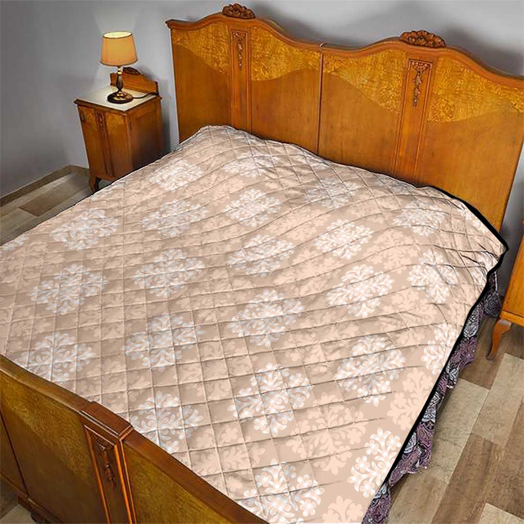 Beige Palaka Quilt Hawaii Quilt Traditional Hawaii-plaid Pattern LT14 - Polynesian Pride