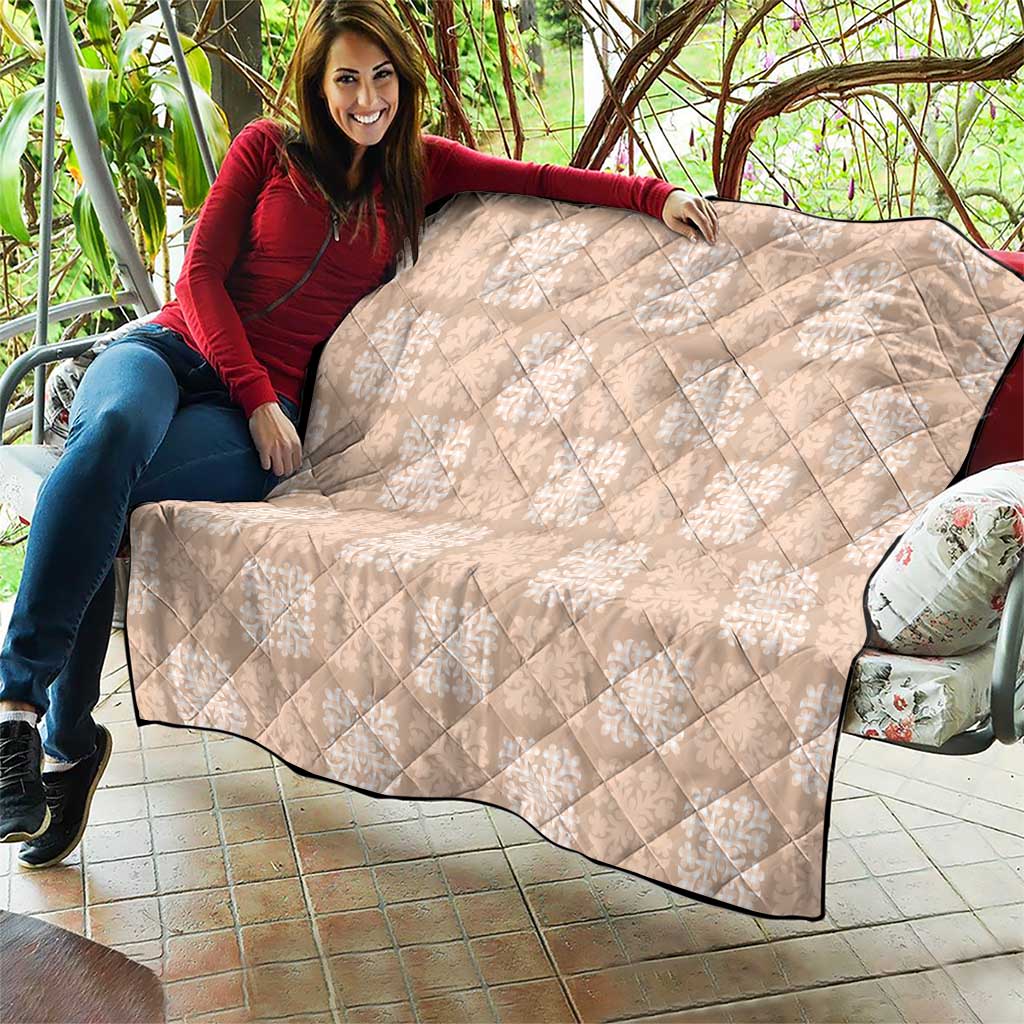 Beige Palaka Quilt Hawaii Quilt Traditional Hawaii-plaid Pattern LT14 - Polynesian Pride