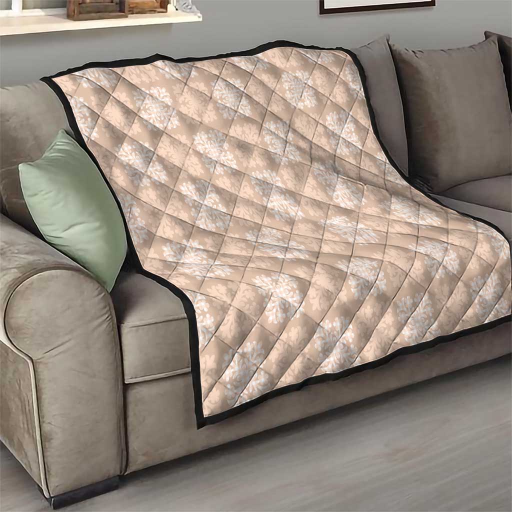 Beige Palaka Quilt Hawaii Quilt Traditional Hawaii-plaid Pattern LT14 - Polynesian Pride