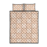 Beige Palaka Quilt Hawaii Quilt Bed Set Traditional Hawaii-plaid Pattern LT14 - Polynesian Pride