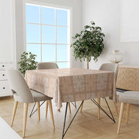 Beige Palaka Quilt Hawaii Tablecloth Traditional Hawaii-plaid Pattern LT14 - Polynesian Pride