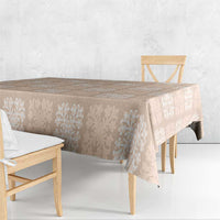 Beige Palaka Quilt Hawaii Tablecloth Traditional Hawaii-plaid Pattern LT14 - Polynesian Pride