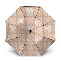 Beige Palaka Quilt Hawaii Umbrella Traditional Hawaii-plaid Pattern LT14 One Size Folded 11.42 inch Opened Diameter 37.4 inch Beige - Polynesian Pride