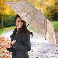 Beige Palaka Quilt Hawaii Umbrella Traditional Hawaii-plaid Pattern LT14 - Polynesian Pride