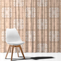Beige Palaka Quilt Hawaii Window Curtain Traditional Hawaii-plaid Pattern LT14 - Polynesian Pride
