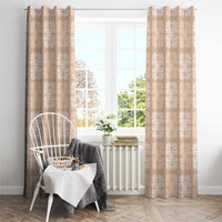 Beige Palaka Quilt Hawaii Window Curtain Traditional Hawaii-plaid Pattern LT14 - Polynesian Pride