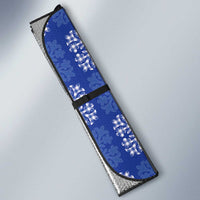 Royal Blue Palaka Quilt Hawaii Auto Sun Shade Traditional Hawaii-plaid Pattern LT14 - Polynesian Pride