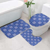 Royal Blue Palaka Quilt Hawaii Bathroom Set Traditional Hawaii-plaid Pattern LT14 - Polynesian Pride