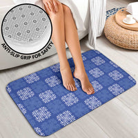 Royal Blue Palaka Quilt Hawaii Bathroom Set Traditional Hawaii-plaid Pattern LT14 - Polynesian Pride