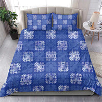Royal Blue Palaka Quilt Hawaii Bedding Set Traditional Hawaii-plaid Pattern LT14 - Polynesian Pride