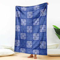 Royal Blue Palaka Quilt Hawaii Blanket Traditional Hawaii-plaid Pattern LT14 - Polynesian Pride