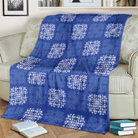 Royal Blue Palaka Quilt Hawaii Blanket Traditional Hawaii-plaid Pattern LT14 - Polynesian Pride