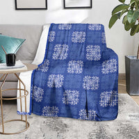Royal Blue Palaka Quilt Hawaii Blanket Traditional Hawaii-plaid Pattern LT14 - Polynesian Pride