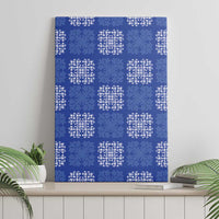 Royal Blue Palaka Quilt Hawaii Canvas Wall Art Traditional Hawaii-plaid Pattern LT14 - Polynesian Pride
