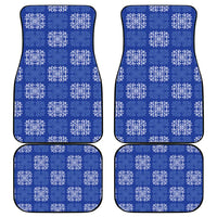 Royal Blue Palaka Quilt Hawaii Car Mats Traditional Hawaii-plaid Pattern LT14 - Polynesian Pride