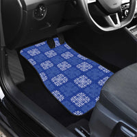 Royal Blue Palaka Quilt Hawaii Car Mats Traditional Hawaii-plaid Pattern LT14 - Polynesian Pride