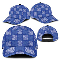 Royal Blue Palaka Quilt Hawaii Classic Cap Traditional Hawaii-plaid Pattern LT14 - Polynesian Pride