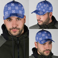 Royal Blue Palaka Quilt Hawaii Classic Cap Traditional Hawaii-plaid Pattern LT14 - Polynesian Pride