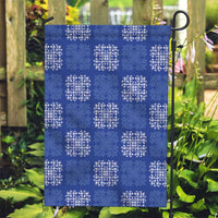 Royal Blue Palaka Quilt Hawaii Garden Flag Traditional Hawaii-plaid Pattern LT14 Garden Flag Royal Blue - Polynesian Pride