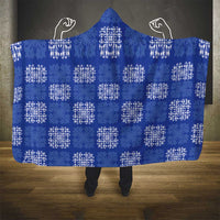 Royal Blue Palaka Quilt Hawaii Hooded Blanket Traditional Hawaii-plaid Pattern LT14 - Polynesian Pride