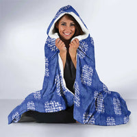 Royal Blue Palaka Quilt Hawaii Hooded Blanket Traditional Hawaii-plaid Pattern LT14 - Polynesian Pride