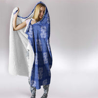 Royal Blue Palaka Quilt Hawaii Hooded Blanket Traditional Hawaii-plaid Pattern LT14 - Polynesian Pride