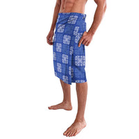 Royal Blue Palaka Quilt Hawaii Lavalava Traditional Hawaii-plaid Pattern LT14 - Polynesian Pride