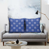 Royal Blue Palaka Quilt Hawaii Pillow Cover Traditional Hawaii-plaid Pattern LT14 - Polynesian Pride