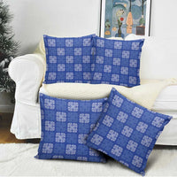 Royal Blue Palaka Quilt Hawaii Pillow Cover Traditional Hawaii-plaid Pattern LT14 - Polynesian Pride