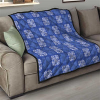 Royal Blue Palaka Quilt Hawaii Quilt Traditional Hawaii-plaid Pattern LT14 - Polynesian Pride