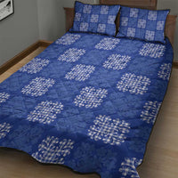 Royal Blue Palaka Quilt Hawaii Quilt Bed Set Traditional Hawaii-plaid Pattern LT14 - Polynesian Pride