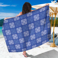 Royal Blue Palaka Quilt Hawaii Sarong Traditional Hawaii-plaid Pattern LT14 One Size 44 x 66 inches Royal Blue - Polynesian Pride