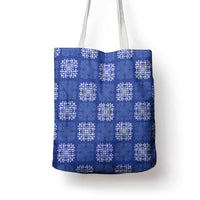 Royal Blue Palaka Quilt Hawaii Tote Bag Traditional Hawaii-plaid Pattern LT14 - Polynesian Pride