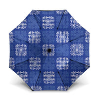 Royal Blue Palaka Quilt Hawaii Umbrella Traditional Hawaii-plaid Pattern LT14 One Size Folded 11.42 inch Opened Diameter 37.4 inch Royal Blue - Polynesian Pride