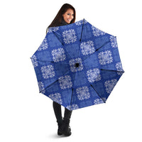 Royal Blue Palaka Quilt Hawaii Umbrella Traditional Hawaii-plaid Pattern LT14 - Polynesian Pride