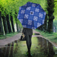 Royal Blue Palaka Quilt Hawaii Umbrella Traditional Hawaii-plaid Pattern LT14 - Polynesian Pride