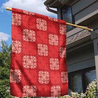 Red Palaka Quilt Hawaii Garden Flag Traditional Hawaii-plaid Pattern LT14 - Polynesian Pride