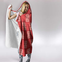 Red Palaka Quilt Hawaii Hooded Blanket Traditional Hawaii-plaid Pattern LT14 - Polynesian Pride