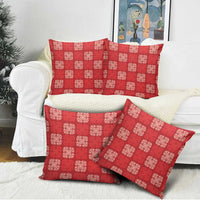 Red Palaka Quilt Hawaii Pillow Cover Traditional Hawaii-plaid Pattern LT14 - Polynesian Pride