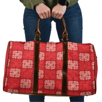 Red Palaka Quilt Hawaii Travel Bag Traditional Hawaii-plaid Pattern LT14 Red - Polynesian Pride
