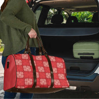 Red Palaka Quilt Hawaii Travel Bag Traditional Hawaii-plaid Pattern LT14 - Polynesian Pride