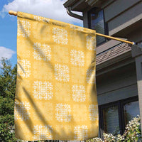 Yellow Palaka Quilt Hawaii Garden Flag Traditional Hawaii-plaid Pattern LT14 - Polynesian Pride