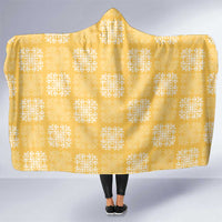 Yellow Palaka Quilt Hawaii Hooded Blanket Traditional Hawaii-plaid Pattern LT14 One Size Yellow - Polynesian Pride