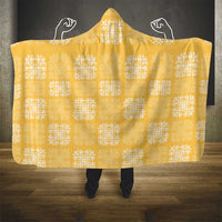 Yellow Palaka Quilt Hawaii Hooded Blanket Traditional Hawaii-plaid Pattern LT14 - Polynesian Pride